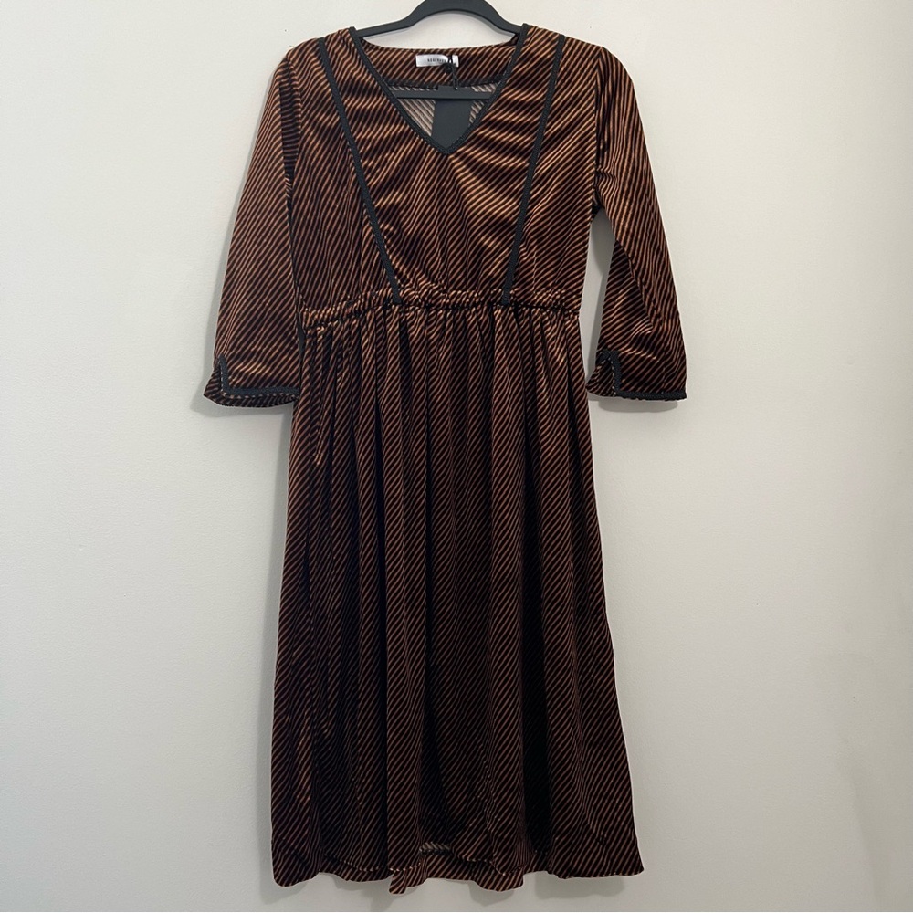 Reserved NEW with tags Retro Striped Dress